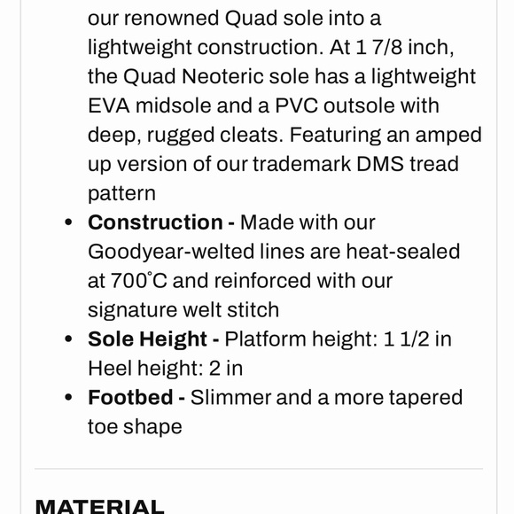 Dr Marten Audrick 20 eye, platform, knee high, leather boots US 8 - Picture 9 of 10